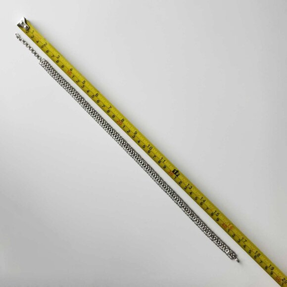 Gothic Medieval silver chainmail choker necklace - Picture 4 of 9